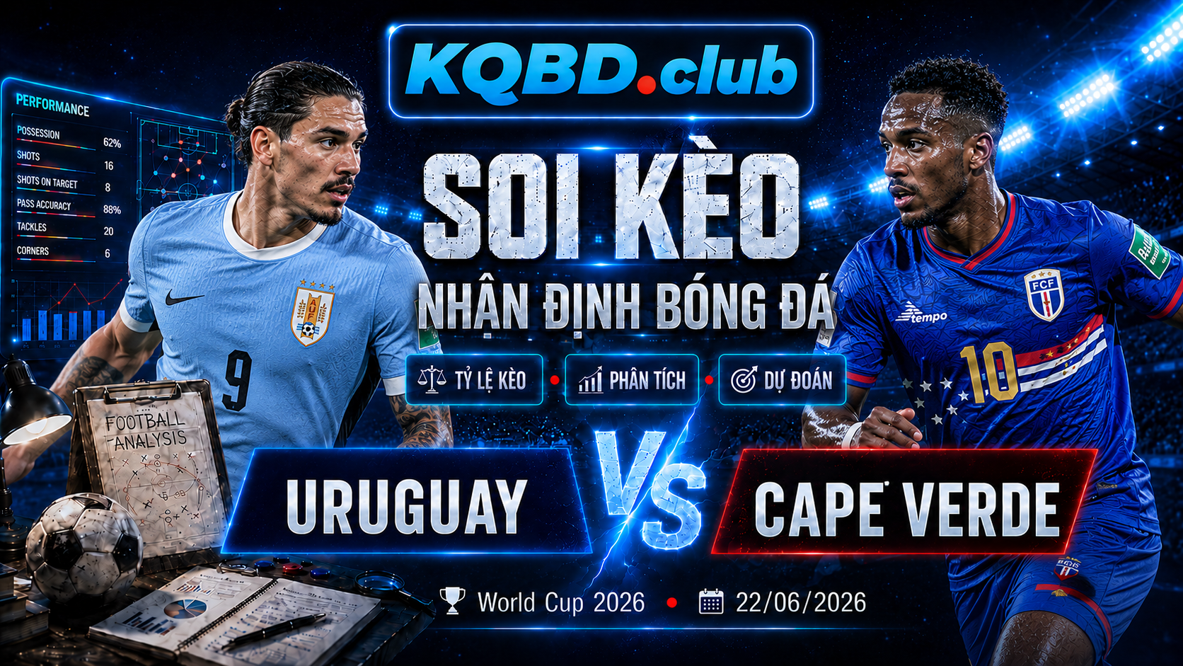 Đội hình dự kiến trước trận Uruguay và Cape Verde Đội hình dự kiến trước trận Uruguay và Cape Verde